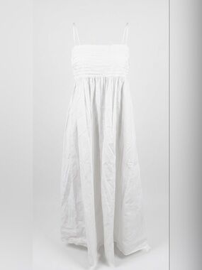 ASOS White Spaghetti-Strap Maxi Dress